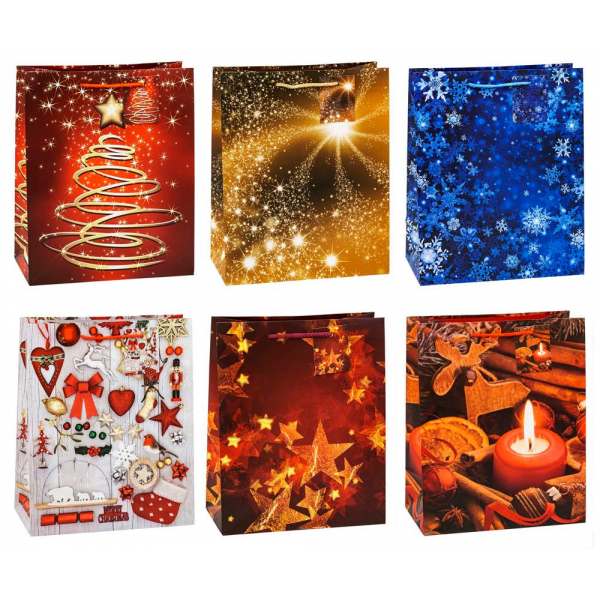 4022792933188 - Geschenktasche 83318-SG Weihnachten Serie 8 Weihnachten Kunststoffkordel mit Karte 6 Motive sortiert 26cm x 32cm 40227929331 12 Stück 4022792933188 - Geschenktasche 83318-SG Weihnachten Serie 8 Weihnachten Kunststoffkordel mit Karte 6 Motive sortiert 26cm x 32cm 40227929331 12 Stück