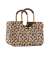Einkaufskorb loopshopper L frame LEO MACCHIATO OR6047 # Verschluss, außen 46x25x34,5cm, Polyester aus 100% recyceltem PET braun