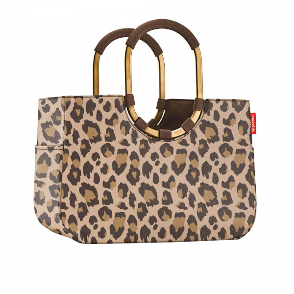 4012013737213 - Einkaufskorb loopshopper L frame LEO MACCHIATO OR6047  Verschluss außen 46x25x345cm Polyester aus 100% recyceltem PET braun 4