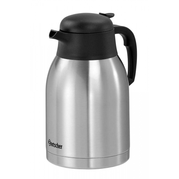 Bartscher Isolierkanne 190116, edelstahl/schwarz, 2 Liter 4015613714752 Bartscher