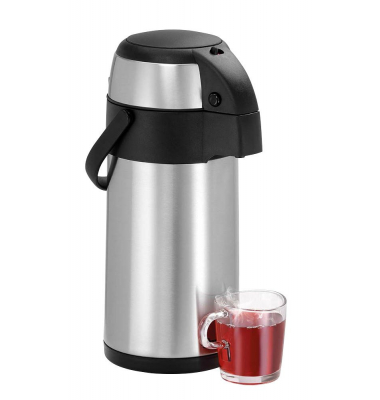 Isolierkanne 3L schwarz, silber 3,0 l