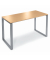 Stehtisch Celsus 110cm (H), 160x80cm (BxT), rechteckig, buche / silber