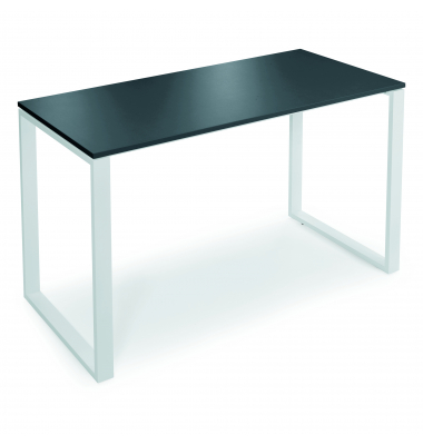 Stehtisch Celsus 110cm (H), 160x80cm (BxT), rechteckig, anthrazit / wei&szlig;