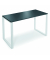 Stehtisch Celsus 110cm (H), 160x80cm (BxT), rechteckig, anthrazit / wei&szlig;