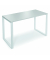 Stehtisch Celsus 810076881 110cm (H), 160x80cm (BxT), rechteckig, lichtgrau / weiß