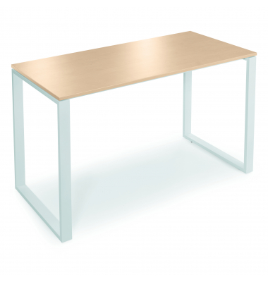 Stehtisch Celsus 110cm (H), 160x80cm (BxT), rechteckig, ahorn / wei&szlig;