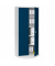 Stahlschrank 820202053, abschlie&szlig;bar, 5 OH, lichtgrau/stahlblau, 92x195x42cm (BxHxT)