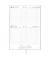 Buchkalender 801-0001, Vormerker, farbig sortiert, 2 Tage / 1 Seite, 10,4x29,6cm, 2025