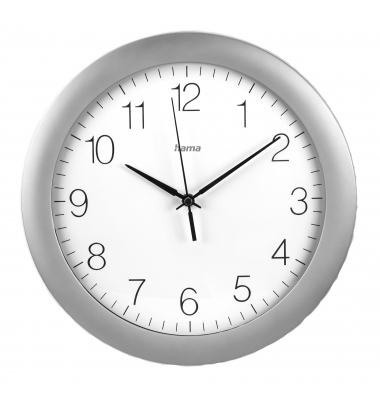  Funkuhr Teneriffa 00185872, silber, 30cm, rund, analog