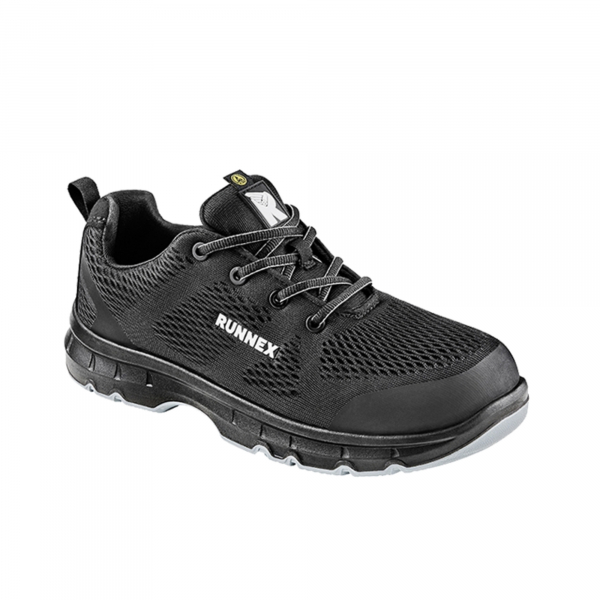 4062899061414 - Sicherheitsschuhe FlexStar S1 SRC ESD Unisex schwarz grau Weite 11 Größe 38 4062899061414 Runnex