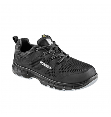 Sicherheitsschuhe FlexStar, S1, SRC, ESD, Unisex, schwarz/grau, Weite 11, Gr&ouml;&szlig;e 48