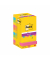 Haftnotizen 654-12SS-CARN, Super Sticky Notes Carnival Collection, 76x76mm, ultragelb/paradiseblau/limonengrün/powerpink/vitalor