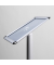 Infost&auml;nder Design MBA4G25, A4, 108cm hoch,  Klemmrahmen, silber