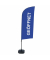 Showdown Beachflag Geöffnet bl deutsch