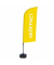 Showdown Beachflag Geöffnet ge deutsch