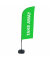 Showdown Beachflag Take Away gn