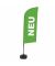 Showdown Beachflag Neu gn deutsch