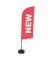 Showdown Beachflag Neu rt englisch