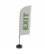 Showdown Beachflag Exit gr englisch