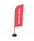 Showdown Beachflag Hier Anmelden rt englisch