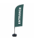 Showdown Beachflag Eingang gr englisch