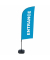 Showdown Beachflag Eingang bl englisch