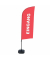 Showdown Beachflag Eingang rt deutsch