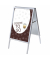Showdown Kundenstopper A1 Set ZPA1G32MEI205 Kaffee To Go englisch