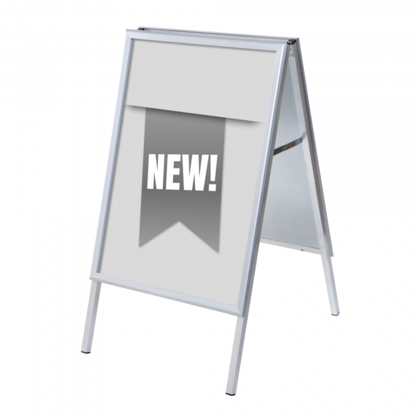 8596052145896 - Kundenstopper New ZPA1G32MEI227 Din A1 Din A1 mit Vordruck-Poster silber 8596052145896 Showdown Displays