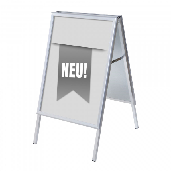 8596052145919 - Kundenstopper Neu ZPA1G32MEI229 Din A1 Din A1 mit Vordruck-Poster silber 8596052145919 Showdown Displays