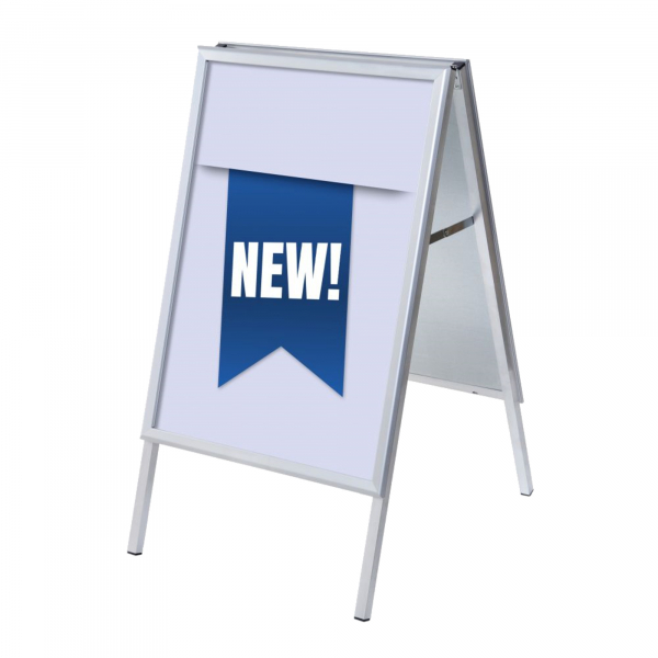 8596052145933 - Kundenstopper New ZPA1G32MEI231 Din A1 Din A1 mit Vordruck-Poster silber 8596052145933 Showdown Displays