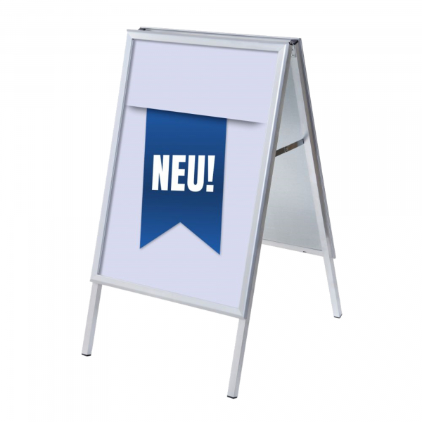 8596052145957 - Kundenstopper Neu ZPA1G32MEI233 Din A1 Din A1 mit Vordruck-Poster silber 8596052145957 Showdown Displays