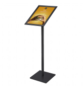 Infost&auml;nder Design MBA3G25C9005, A3, 110cm hoch,  Klemmrahmen, schwarz