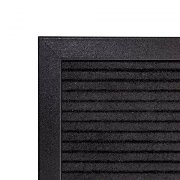 8596052177743 - SHOWDOWN Rillentafel Nicht Magnetisch 40 (B) x 60 (H) cm Holz Schwarz