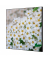 Showdown Wanddekoration Set 40x40cm Weiße Blume Spirea
