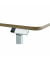 Schreibtisch Ergo, elektrisch höhenverstellbar, 65-130cm (H), 80x60cm (BxT), rechteckig, weiß / weiß