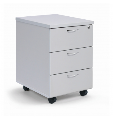 Rollcontainer 3xSchub 58,5x40,7x50cm lgr
