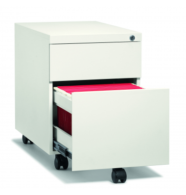 Rollcontainer 1xSchub 1xHR 39x55x59cm ws