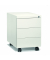 Rollcontainer 820201801 BASE L, wei&szlig;, 3 Schubladen, Stahl, pulverbeschichtet, abschlie&szlig;bar