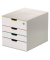 Schubladenbox VARICOLOR MIX 4 SAFE 762627, ABS, 4 Schubladen, A4, weiß
