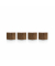 Magnet Wood Series Cube 1665351 20x20x20mm Walnuss 4St