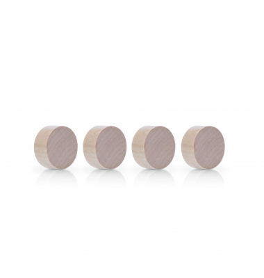 Magnet Wood Series Circle 1665449 30mm Birke 4St