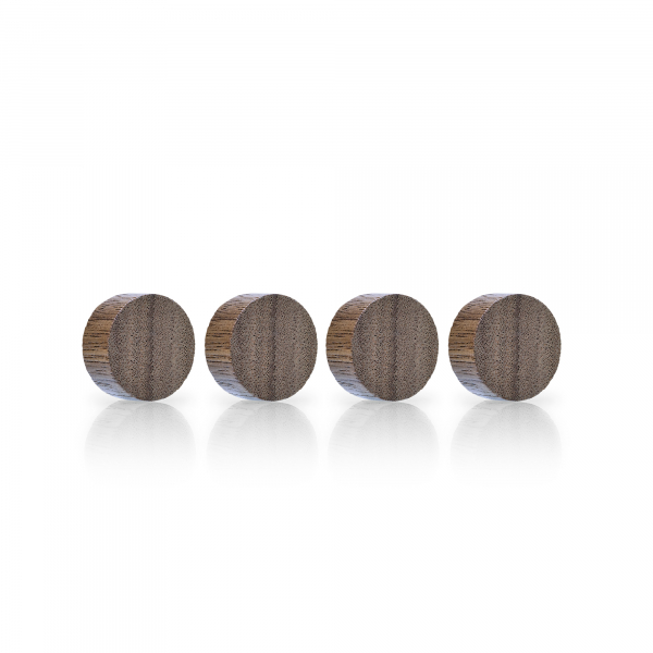 4013695067308 - Haftmagnet Design Wood Series 1665451 Rund 30mm Ø walnuss 4000g 4013695067308 4 Stück