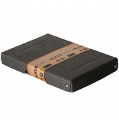 Aufbewahrungsbox PureBox Black 22001760, mit Deckel, au&szlig;en 14x2,5x20cm, Pappe schwarz