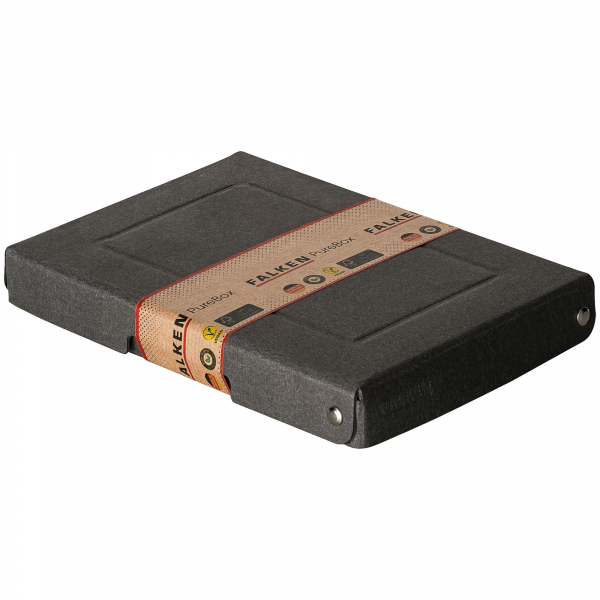4014481245221 - Aufbewahrungsbox PURE Box Black 22001760 190x130x25mm sw 4014481245221 Falken