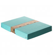 Aufbewahrungsbox PureBox Pastell 22001856, mit Deckel, au&szlig;en 24x4x32cm, Pappe pastellazurblau