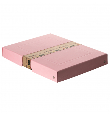 Aufbewahrungsbox PureBox Pastell 22001880, mit Deckel, au&szlig;en 24x4x32cm, Pappe pastellpink