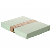 Aufbewahrungsbox PureBox Pastell 22001904, mit Deckel, au&szlig;en 24x4x32cm, Pappe pastellgr&uuml;n