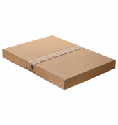 Aufbewahrungsbox PureBox Nature 22001776, mit Deckel, au&szlig;en 32x4x44cm, Pappe natronbraun