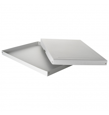 Aufbewahrungsbox PureBox Pro 22002144, mit Deckel, au&szlig;en 44x4x62cm, Karton wei&szlig;